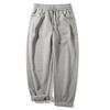 Fleece-Lined Warm Casual Pants for Men, Winter Thick Loose Wide-Leg Long Pants with Drawstring, Relaxed Lazy Style Straight-Leg Sweatpants