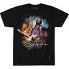 Flüssiges Blau Unisex-Erwachsene IMI Hendrix Hendrix Engel Kurzarm-T-Shirt