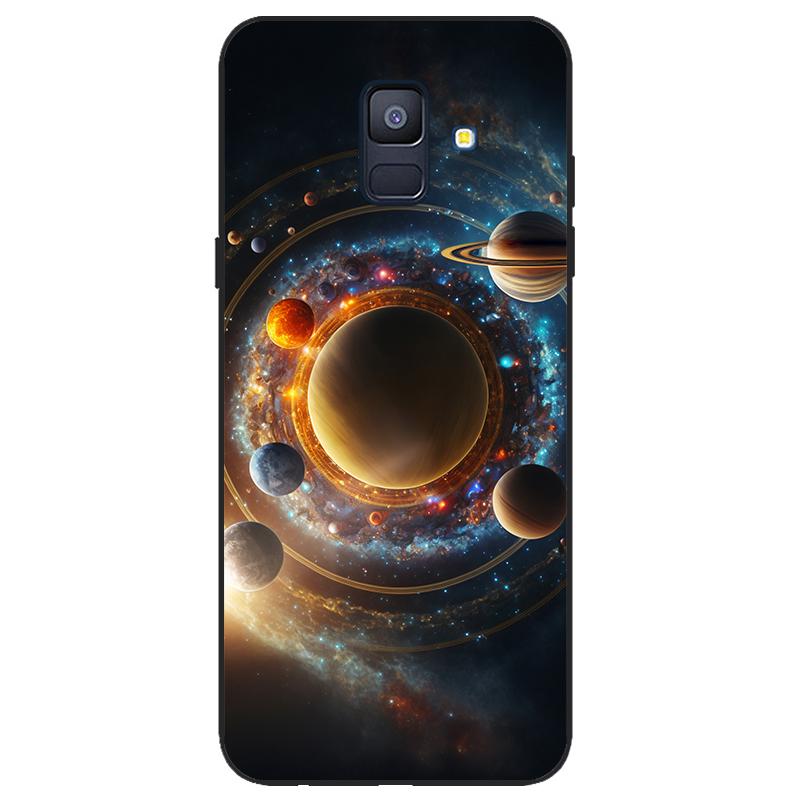 For Samsung Galaxy A6 2018 Silicone Case SIM SM A600 A600F Phone Case Tpu Case Coque Samsung Galaxy A62018 black