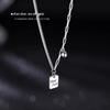 2025 New Style 925 Sterling Silver Luck Necklace - Light Luxury Niche Design, High-End Clavicle Chain
