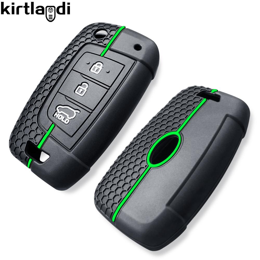Silikonowy kluczyk samochodowy do Hyundai Tucson 2022 2023 Accent Solaris Elantra I30 I35 I40 Kona Celesta Sonata Creta Key Cover