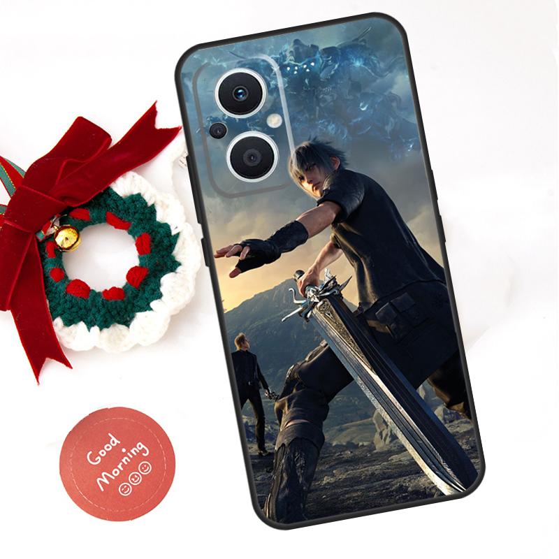 Final Fantasy VII Funda For OPPO Reno 8 Lite 10 11 12 13 14 Pro 11F 12F 13F 14F OPPO Find X8 X5 X6 X9 Pro Case
