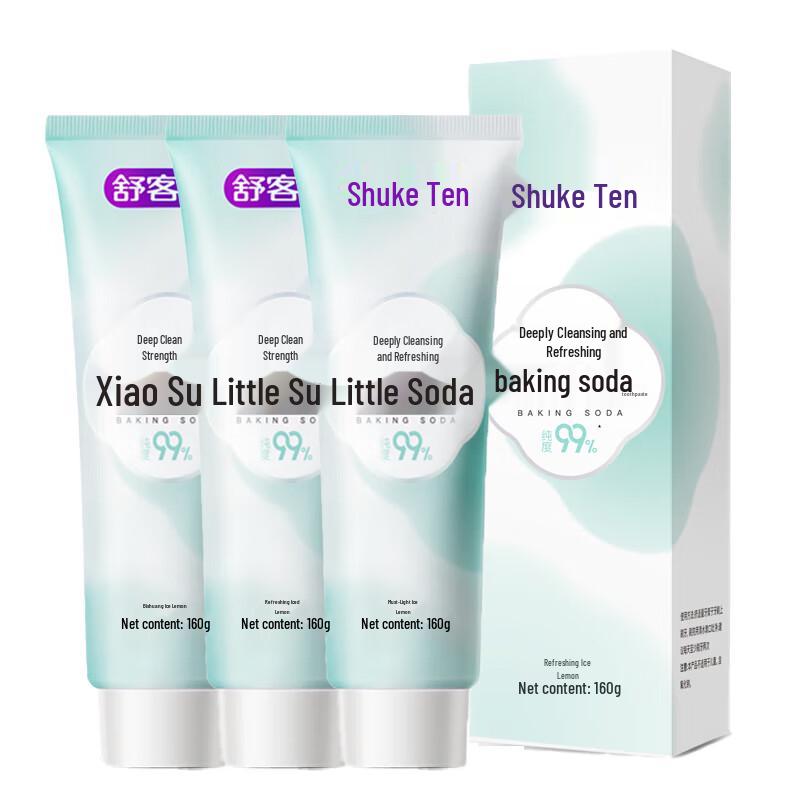 

Suke Baking Soda Toothpaste with Fluoride (3 x 160g)