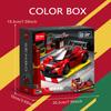 Non-Toxic Sembo Block Sports Car Assemblage Building Blocks Moc Racing Vehicle Models Construction Set Ideas Toys For Children Christmas Gifts