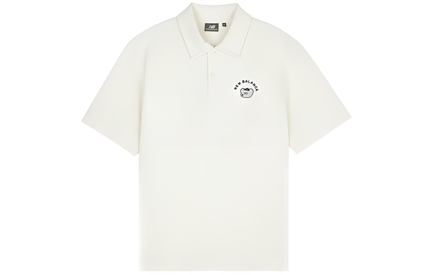 New Balance Polo Shirt Unisex Beige 5FD26231-IV XL