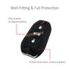 3 Tasten Silikon Auto Schlüsselanhänger Hülle Abdeckung Kette Für Peugeot 208 308 508 2008 3008 5008 Citroen C3 C5 Aircross C4 Picasso DS 3 7