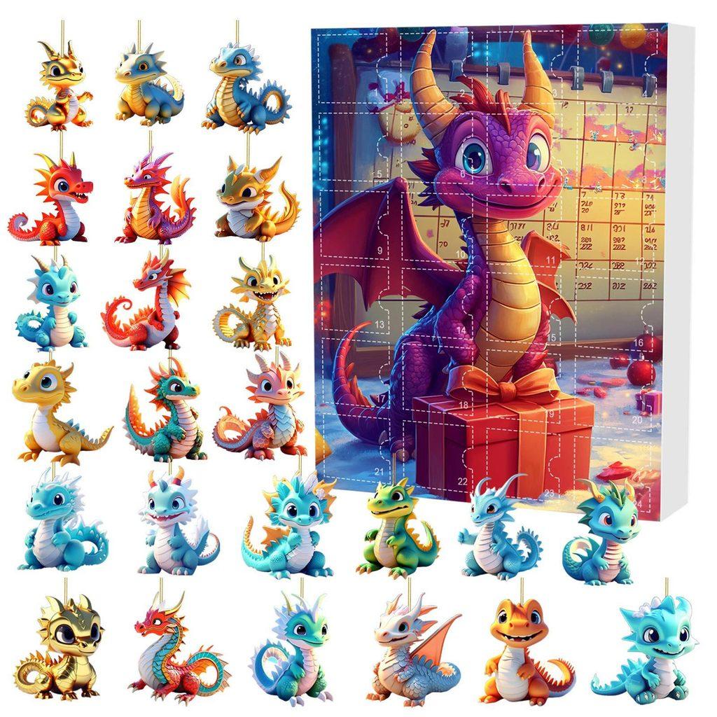 Christmas Dragon Pendant Gift Set For Home Decor And Tree Ornaments