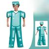 Minecraft Diamond Armor Cosplay Costume With Polyester Material For Game Anime Role Play