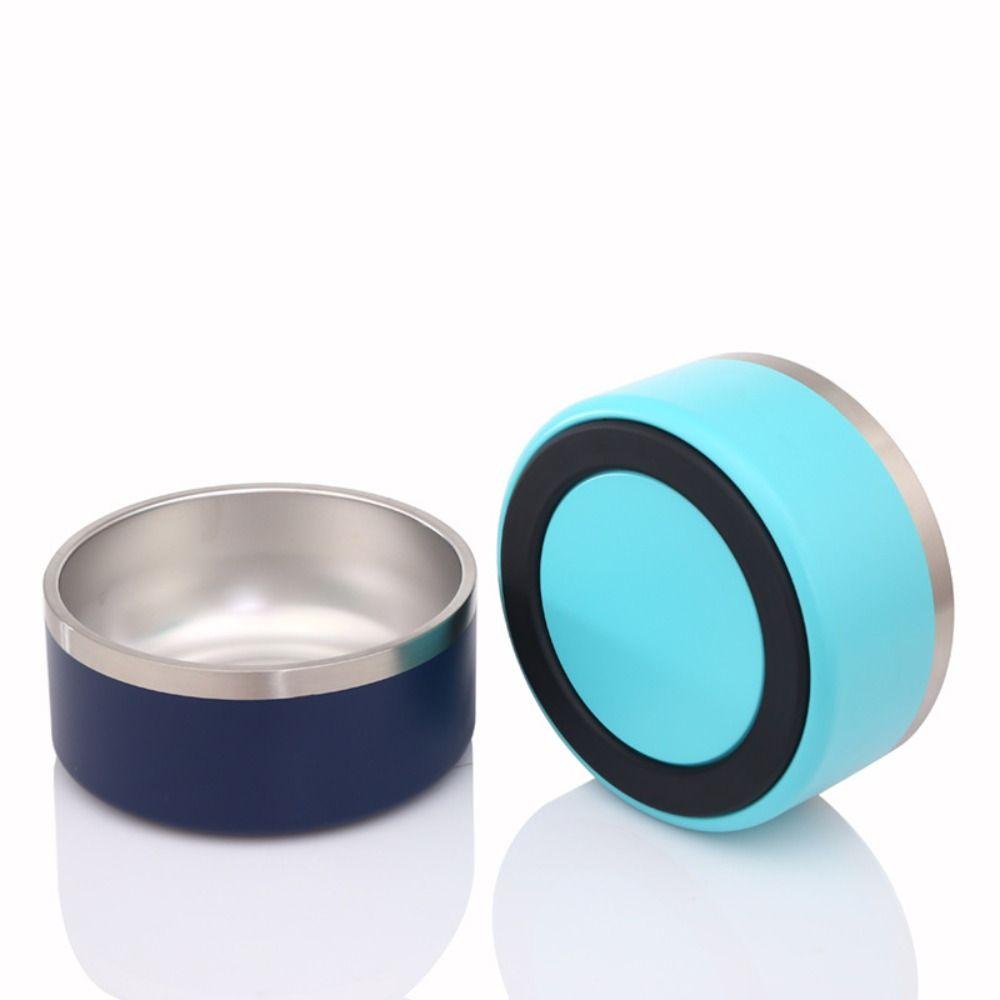 Round Pet Dog Food Feeder Environmental Pet Feeding Bowl Portable Dog Bowl  Cats