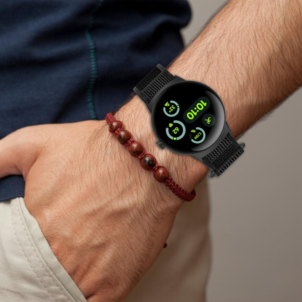 Watch Band for Google Pixel Watch 3 41mm/Pixel Watch 2/Pixel Watch Adjustable Nylon Loop Strap