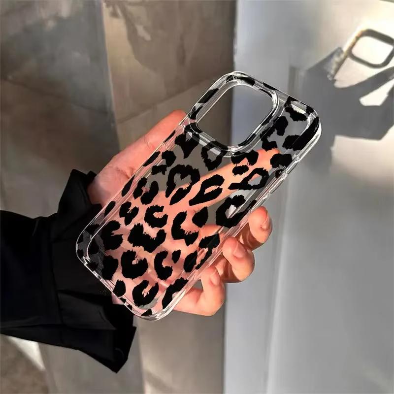 Black Leopard Print Phone Case for Xiaomi Redmi Note 13 12 11 Pro Plus 4G 5G 10 9 9S 8 Pro Redmi 12C 10C 9C 9A 9T Cover
