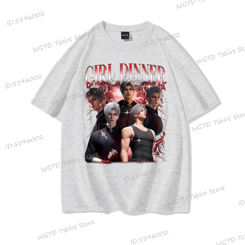 Sylus Love and Deepspace Baumwoll-T-Shirt Lustiges Geschenk für Mädchen Mode Lässige T-Shirts für Männer Frauen Hohe Qualität Streetwear Oberteile