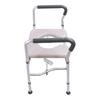 Raised Toilet Seat with Handle Anti Slip Adjustable Simple Sturdy Elderly Toilet Seat Riser for