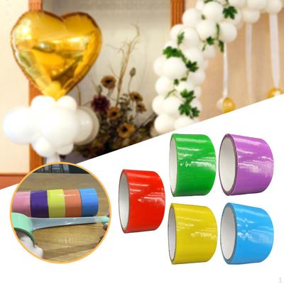 5 Rollen Sticky Ball Rolling Tapes zum Herstellen mehrfarbiger Kugeln 6cmx10m für Erwachsene Kinder zur Entspannung