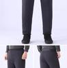 Pantaloni Invernali da Uomo Ispessiti in Pelo di Cammello: Pantaloni caldi foderati in velluto per persone di mezza età e anziane.
