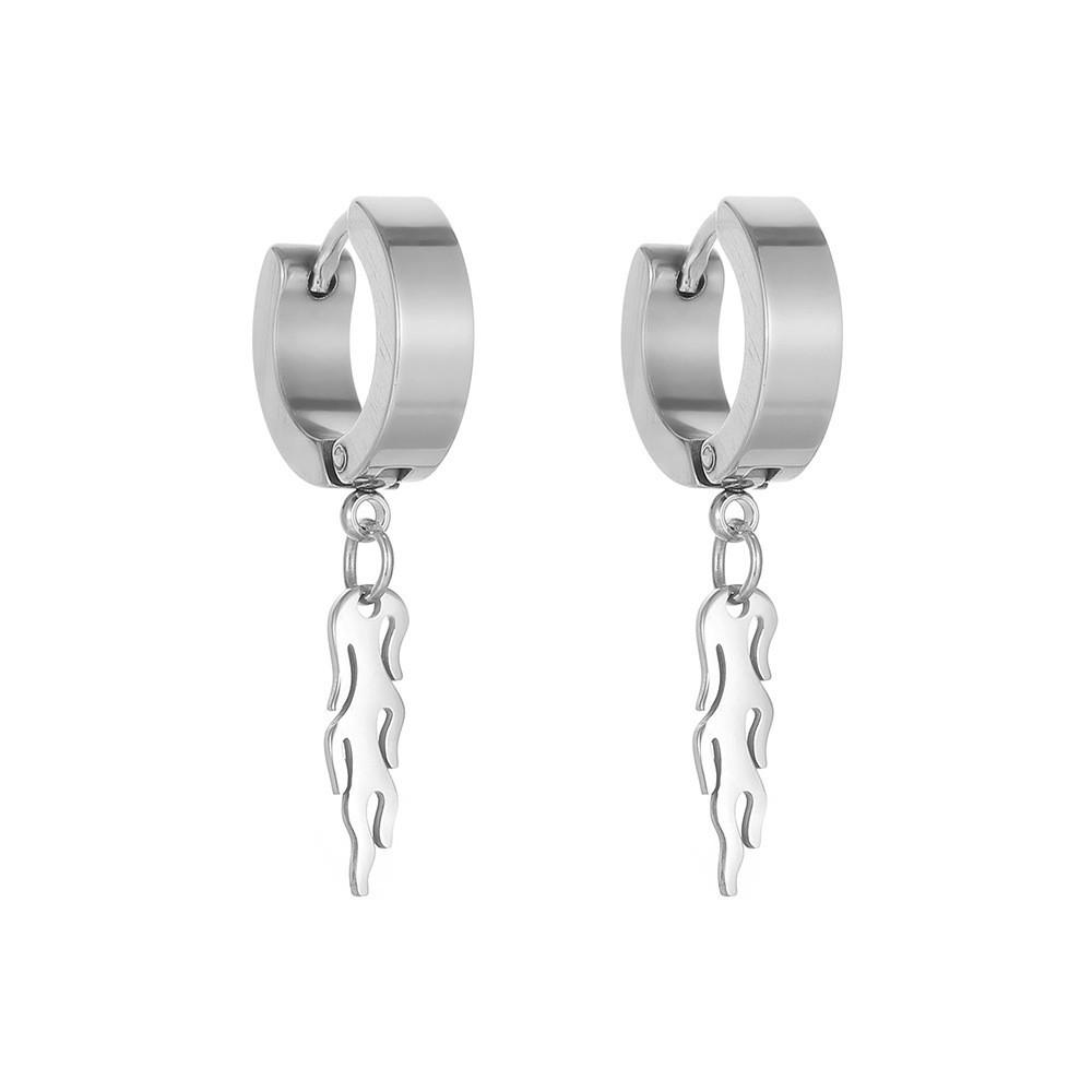 Alloy Creative Cute Earrings With Butterfly Mushroom Smiley Face Shapes Geometric