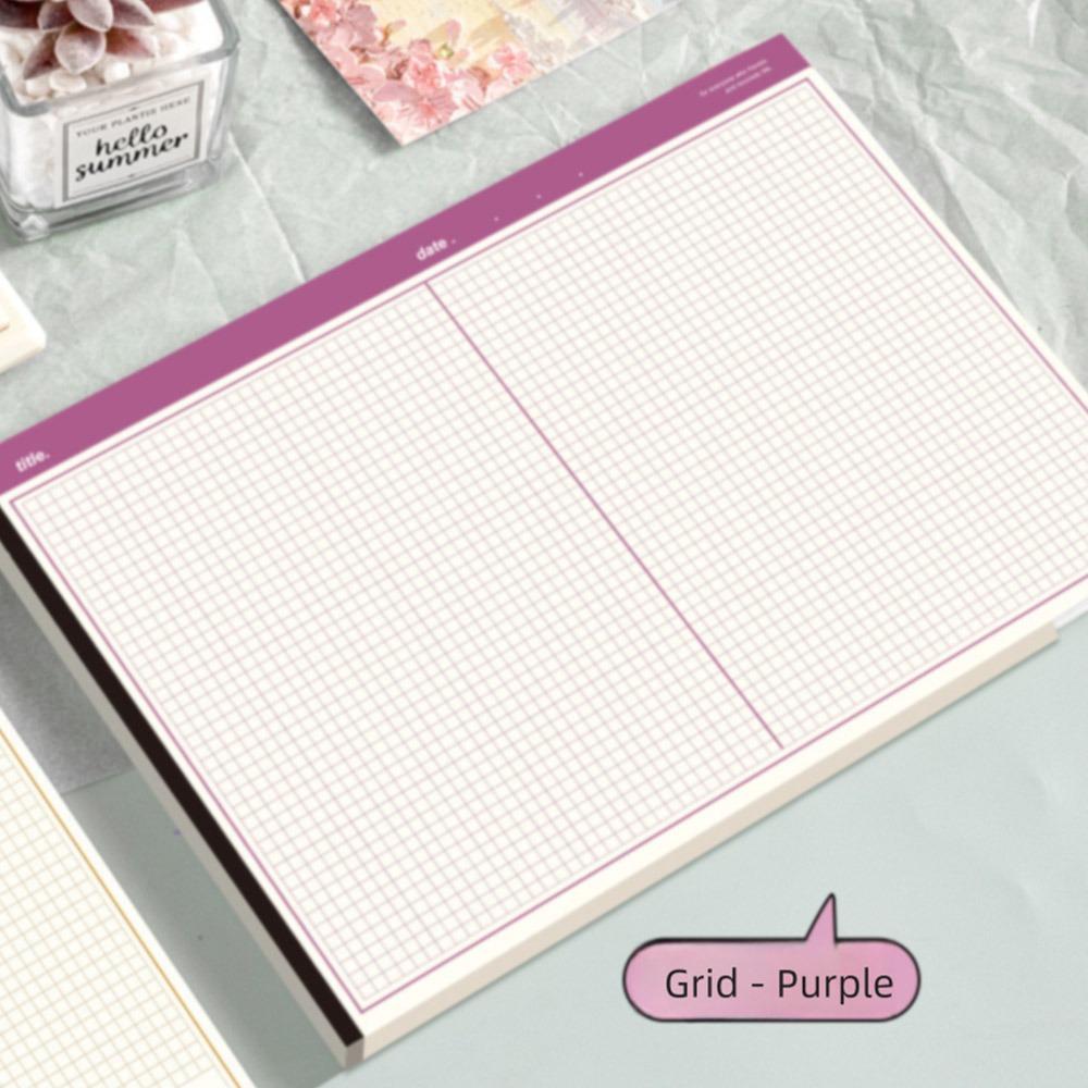 

20Sheets/Book Eco-Friendly B5 B5 Notebook Horizontal Tearable Writing Memo Pads Legal Pad Students