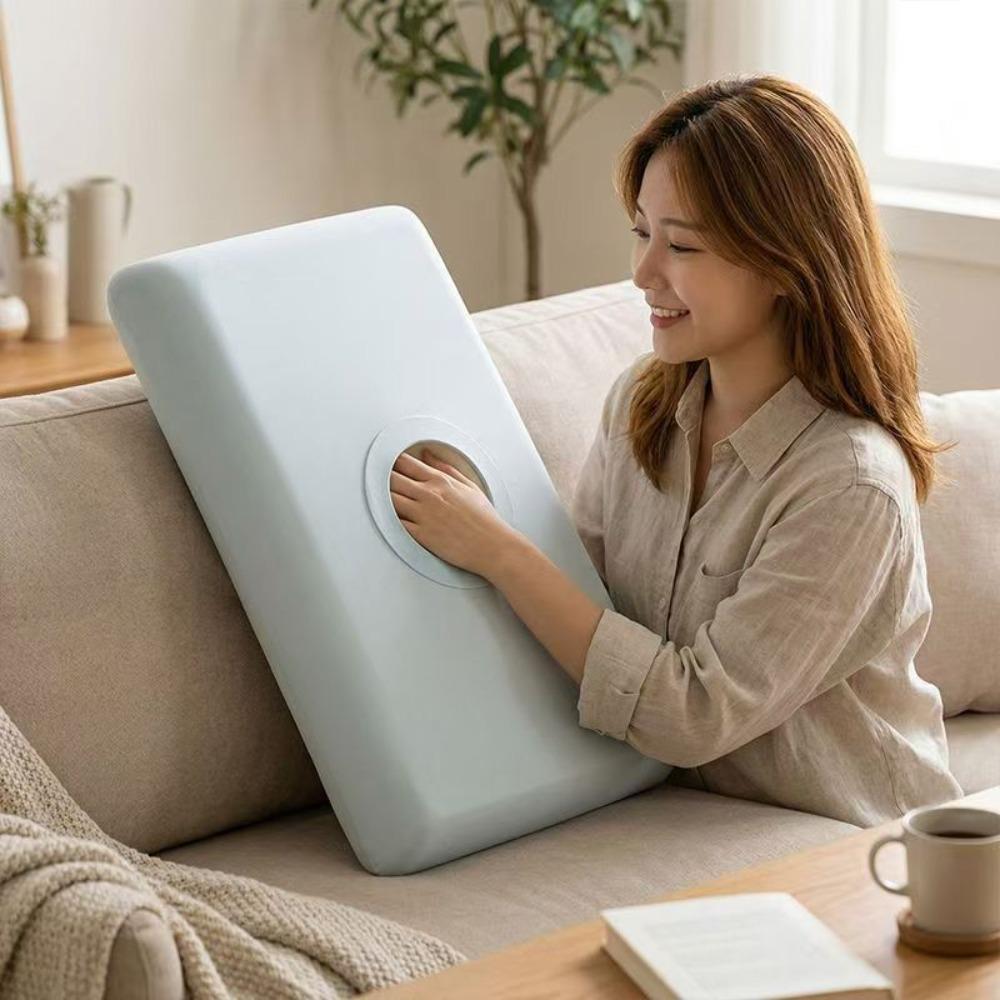 Breathable Cooling Pillowcase High Elasticity Pillow Cover Cool Feeling Ice Silk Pillowcase Summer Blue