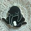 Explosive creative mischief cat rotatable keychain backpack pendant figurine gift toy