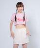 UNUSUALNORMAL Windy Symbol Skirt _ Pink
