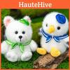 Scarf Cute Fox Seagull Cartoon Animal Plush Doll Pendant For Bag Decoration