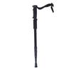 Aluminium Alloy Telescopic Lightweight Anti Skid Walking Cane Stick   Pole (Black)