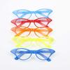Vintage Glasses for Adult and Kids with Rhinestones Unisex Nerd Styles Clear Lens Glasses for Cosplay Costume Party