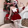 Christmas Suit Dress Sexy Autumn and Winter Cos Premium Christmas New Dress Tutu Skirt Temperament Socialite Fat M