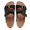 Fashion Fashion Cork Slippers Women's Summer Outdoor Antiskid Couple Leather Sandals Vacation Beach Slippers Flip Flops Big Size 35-46