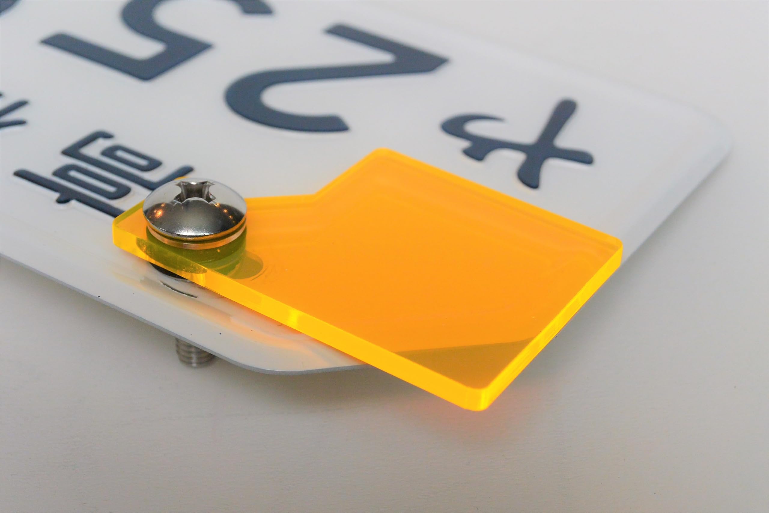 

QJ-8 Флуоресцентно-желтая саморазрушающаяся наклейка-табличка толщиной 3 мм Monkey Super Cab Shally DAX PCX DIO Lead Grom Gyro