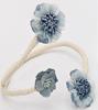 Flower Curtain Magnetic Tie Rope Backs Holdbacks Buckle Clips Accessory Rods Accessoires Hook Holder Home Decorations