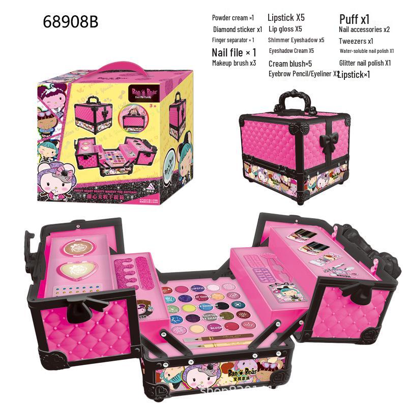 Kids' Princess Makeup Suitcase - Girls' Performance & Birthday Gift