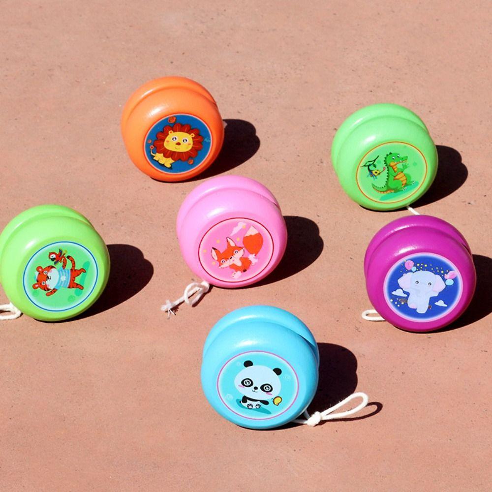 

Animal Wooden Yoyo Cartoon Children s Toys High Quality Yoyo Ball