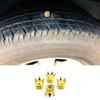 Metal Finish Tire Valves Cap Scratch Proof Resistant to Harsh Environments Outdoor Driving Ready Water Resistant 4 Pack