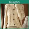 High Cardigan Neck Knitting Half Autumn And Winter Casual Loose Belly Covering Versatile Long Sleeve Bottoming Sweater Women