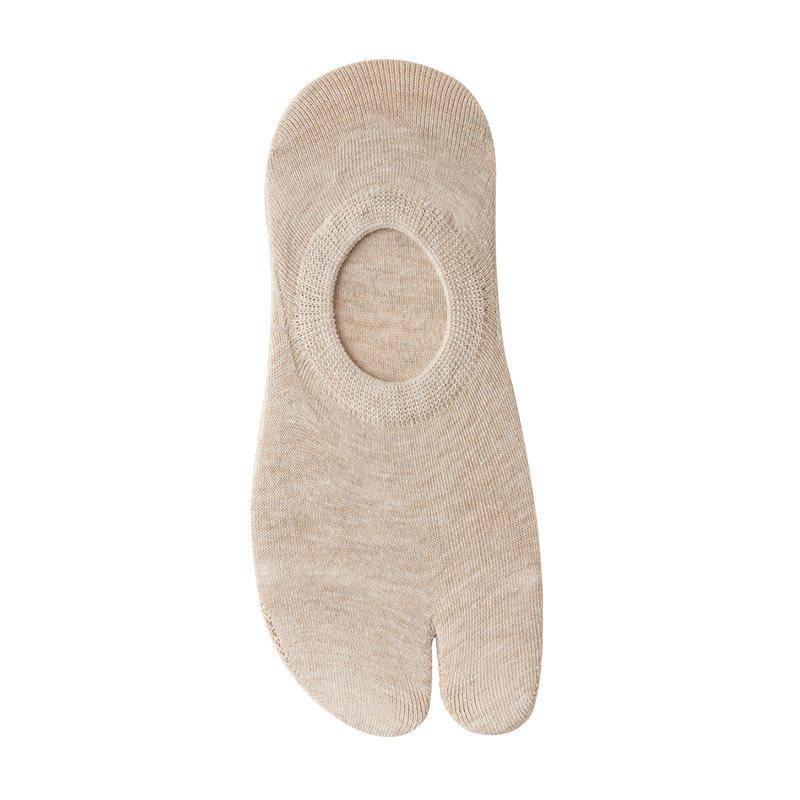 Zweifinger-Baumwollsocken im japanischen Stil, Unisex-Clogsocken, Zehentrennersocken aus Polyester, Kimono-Flip-Flop-Sandalen, geteilte Zehensocken
