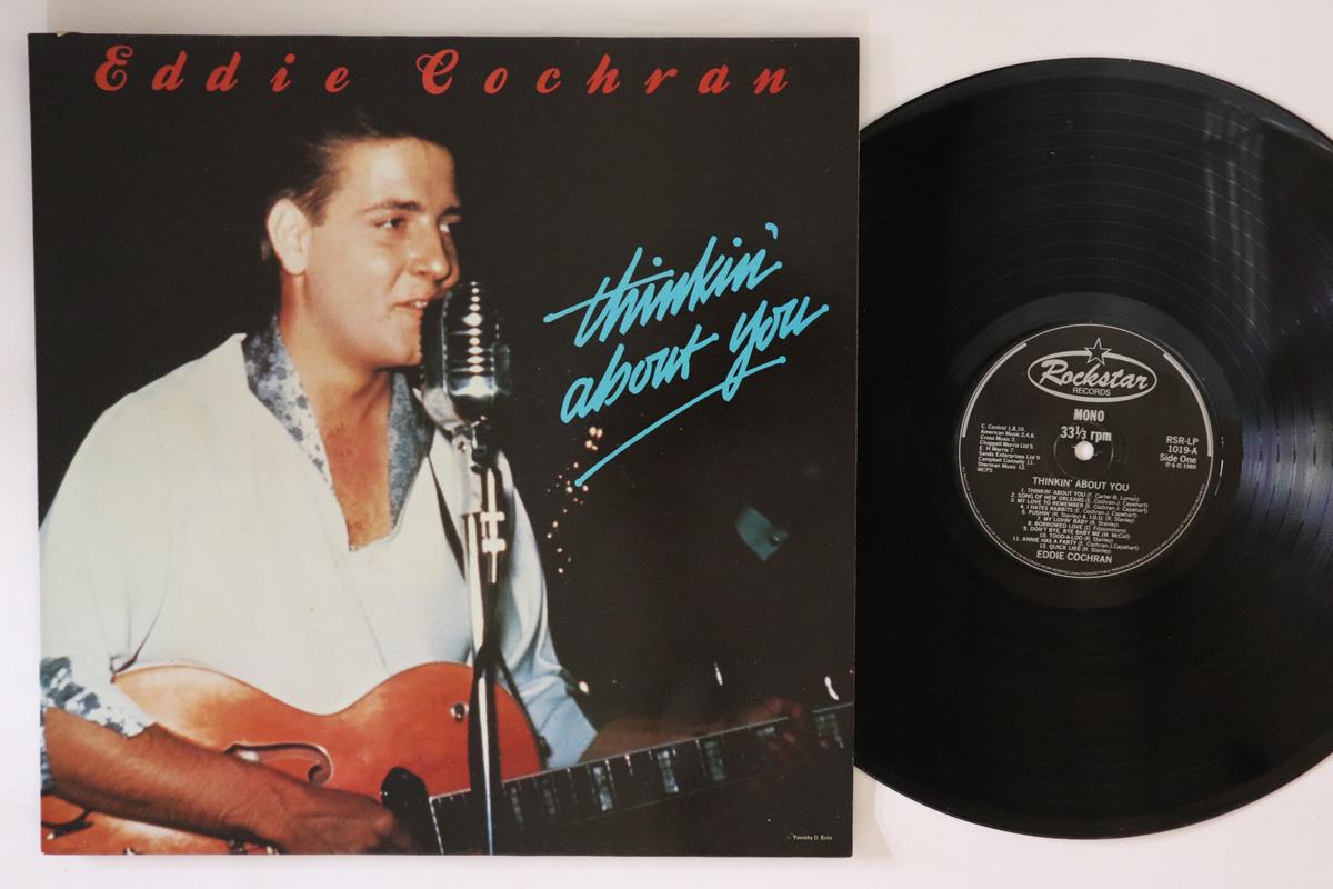 

LP Record EDDIE COCHRAN Thinkin About You RSRLP1019 ROCKSTAR 1989 UK Rock Used