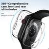360 Full Waterproof Case Tempered Glass Cover for Apple Watch 49mm 46mm 45mm 44mm IWatch Series 10 9 8 7 4 5 6 Se 41mm 40mm 42mm