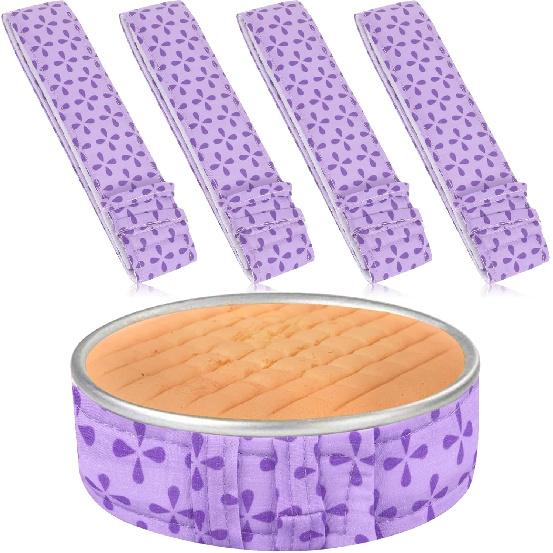 4 Pcs Baking Strips, Cake Pan Dampen Strips Absorbent Thick Cotton Strip for Baking for Kitchen Bakery Restaurant