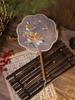 Double-Sided Embroidered Round Fan, Traditional Fan, Round Fan with Embroidery, Double-Sided Embroidered Round Fan, Suzhou Embroidery Round Fan