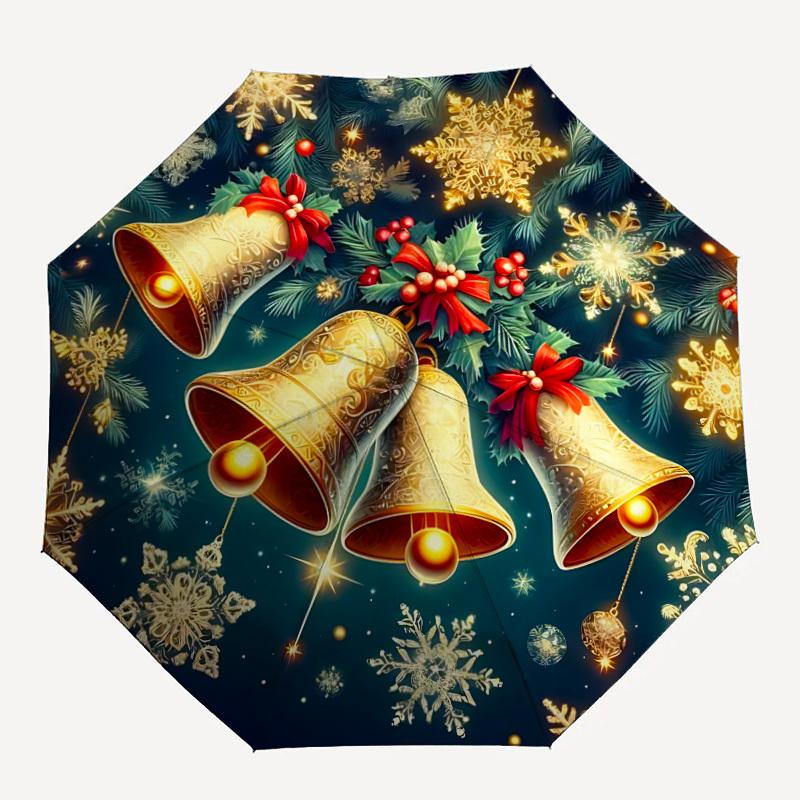 1pc Bells Automatic Open/Close Umbrella, Lightweight for Women/Men, Perfect Gift - for Everyday or Holiday Eventsyy251127058