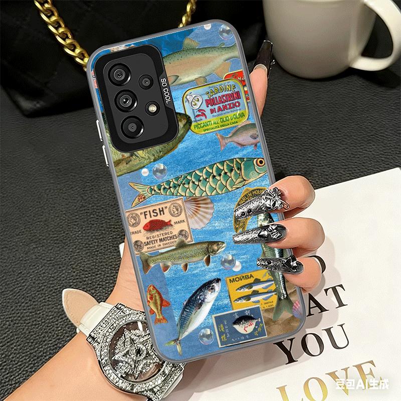 Discounted Salted Fish Soft Phone Case for Samsung A17 A16 A15 A14 A13 A57 A56 A55 A54 A53 A37 A36 A35 A34 A33 A26 A25 A24 A23 A