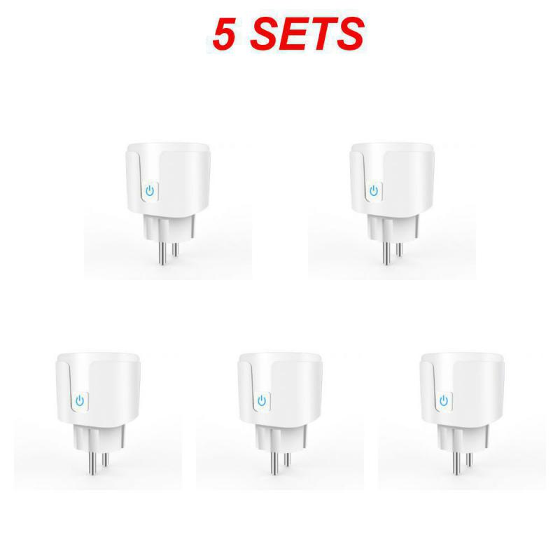 EWelink WiFi Smart Socket 20A EU Plug With Power Monitoring Timing Outlet Smart Home Voice Control With Alexa Google Home Alice