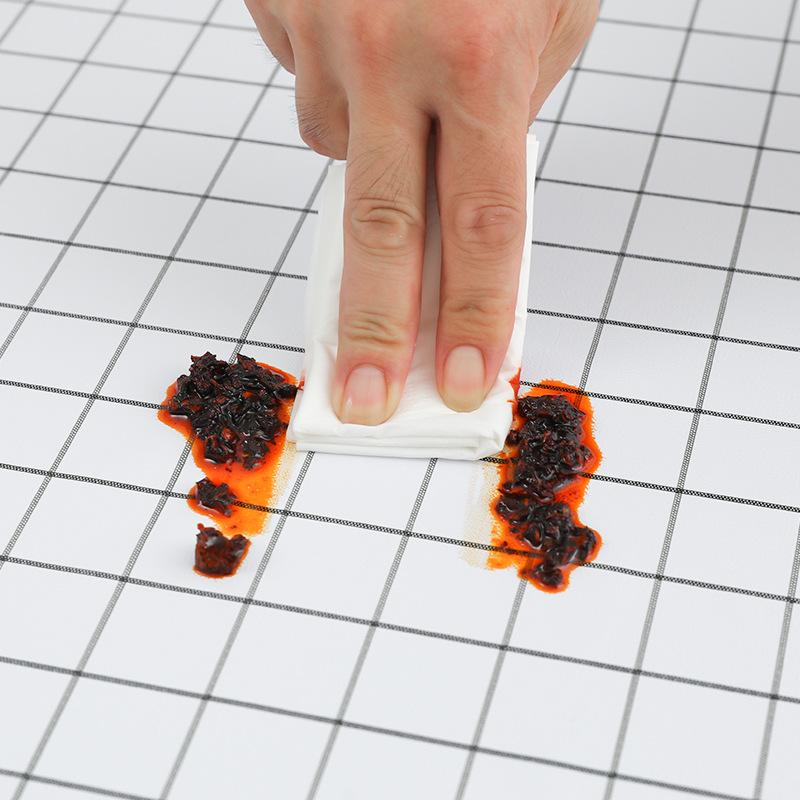 Pvc Tablecloth Waterproof And Oil-Proof Leave-In Desk Wind Student Rectangular Dining Table Tablecloth Coffee Table Mat