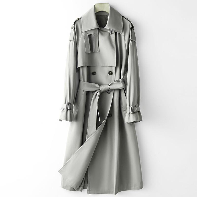 G·TENNA YY-610 Women's Long Trench Coat
