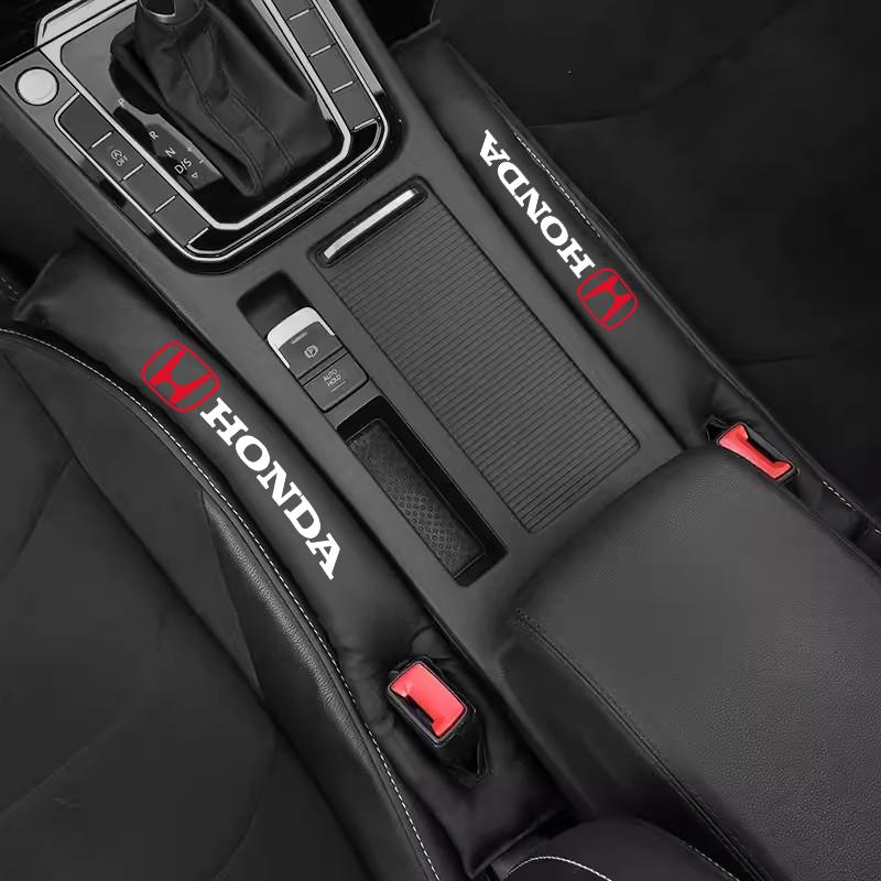 AAFW1 Car Seat Gap Filler Strip Soft Pads Leather Car Styling Spacer For Honda civic accord fit jazz pilot CRV odyssey passport city