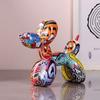 Severské balónkové psí sochy a figurky Pryskyřičné zvíře Domov Obývací pokoj Kancelář Stolní dekorace a doplňky figurka