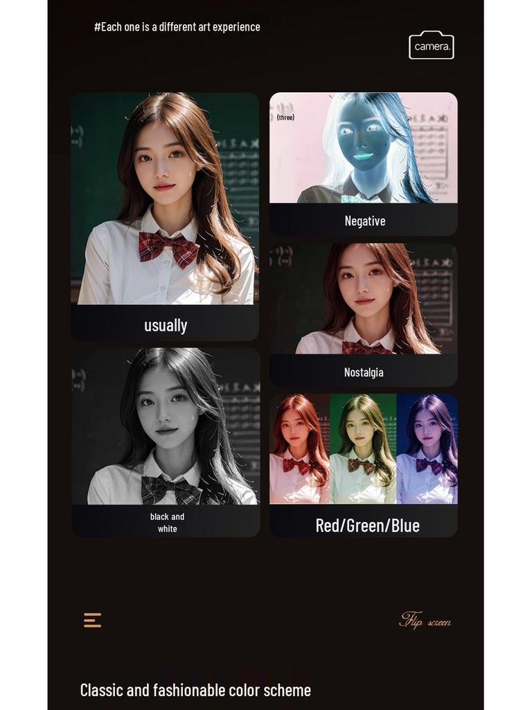 5K Mirrorless Camera with Flip Screen for High-Definition Retro Photography - CCD Digital Camera for Students and Professionals