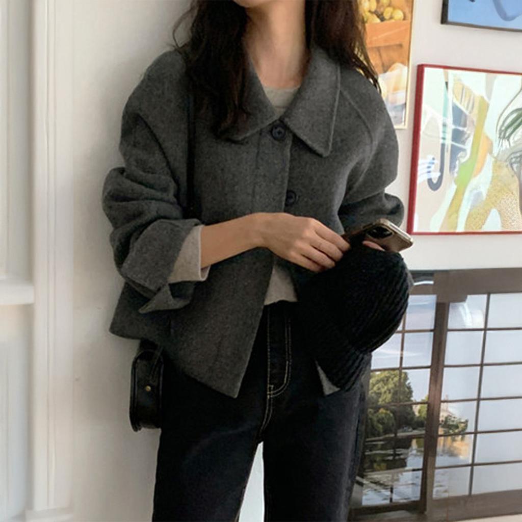 Casual Resort Button Long Sleeve Jacket FallWomen's 2025