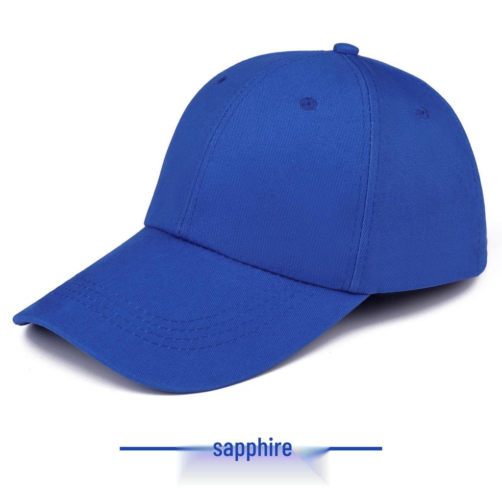 Customized Cotton Baseball Cap with Printed Logo for Men and Women - Duckbill Sun Hat for Work or Leisure.